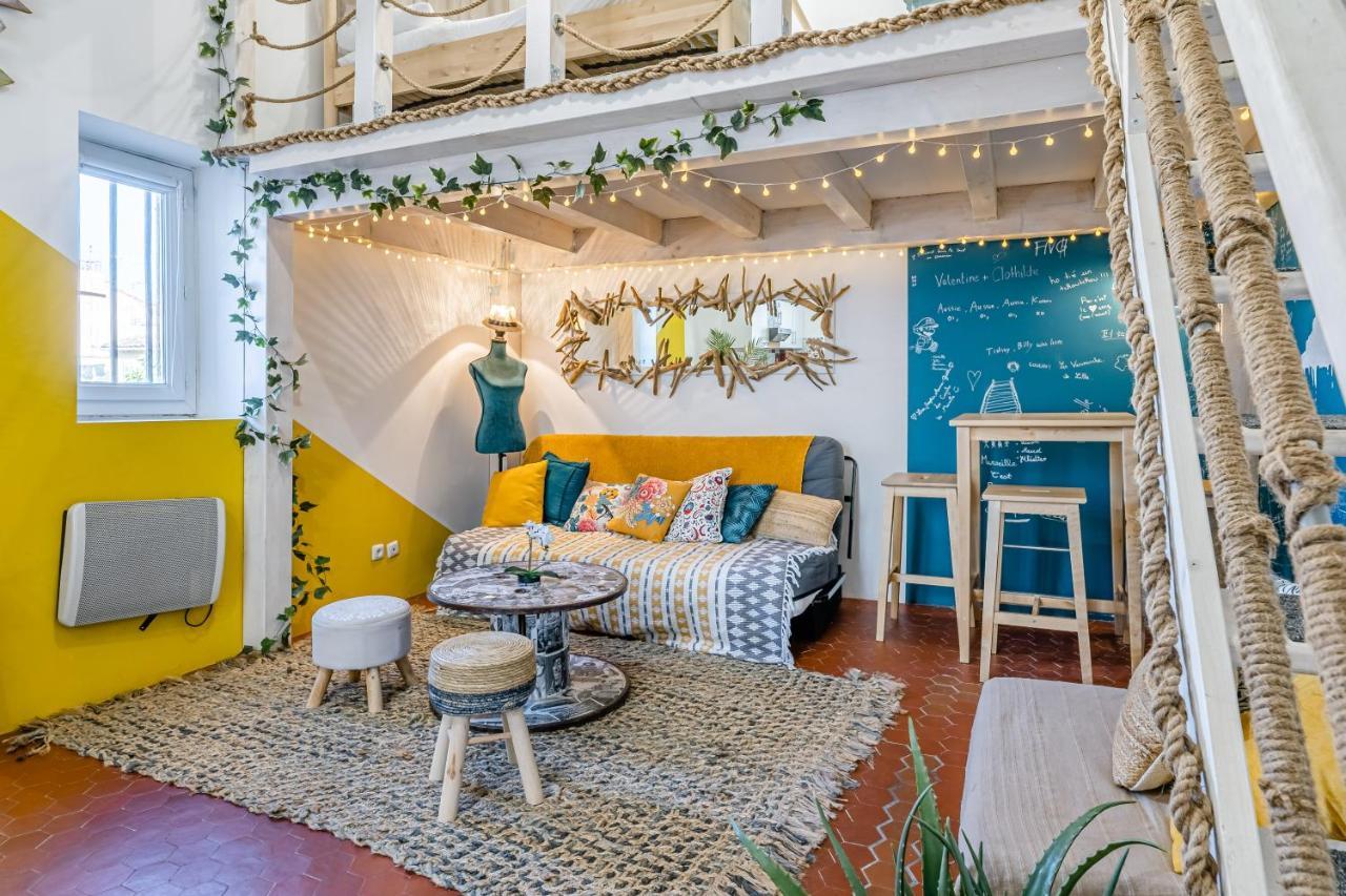 Suites En Plein Coeur Du Panier Et Vieux Port Marseille Bagian luar foto